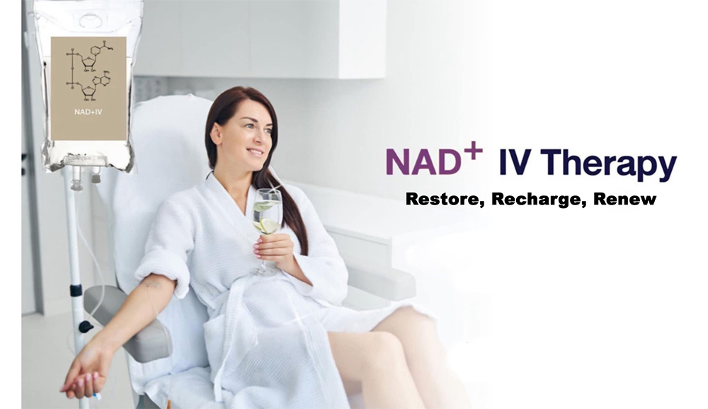 Image depicting Restore, Recharge, Renew- NAD+ IV Therapy at Allure Day Spa.