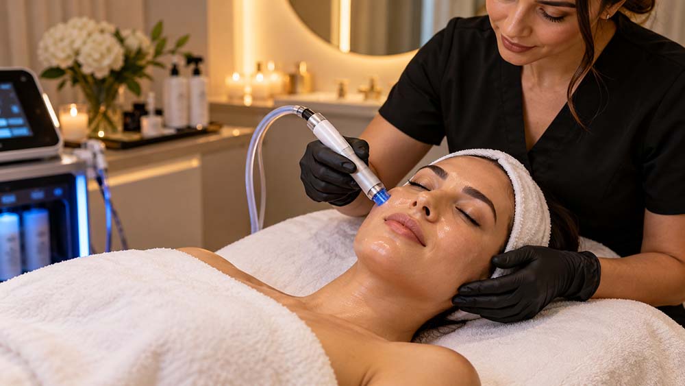 Image despicting Hydro Facial vs. Traditional Facial- Which Is Right for Your Skin?